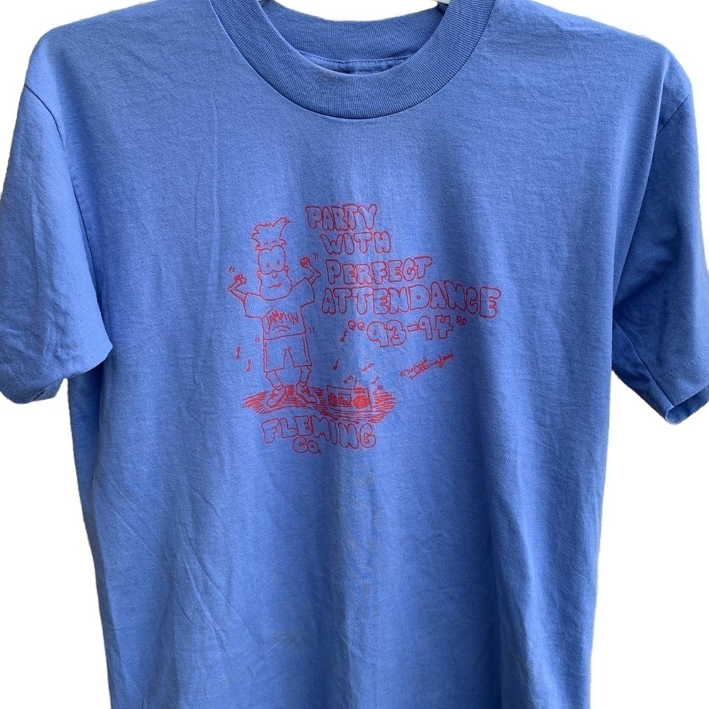 Vintage 1994 Tee Shirt High School Boombox Fleming County Kentucky Graphics